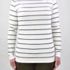 HALFLANGE SWEATER MET STREPEN
