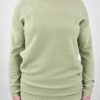 HALFLANGE SWEATER MET RELIEF