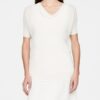 KATOENEN SWEATER KORTE MOUWEN