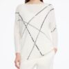 Lange mohair sweater gelijnd