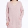 My mohair lange sweater v-hals