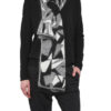Sjaal met jacquard vlinders