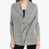 Vest mohair gelijnd