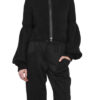 Mohair vest met pofmouwen