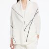 Vest mohair gelijnd
