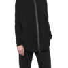 Halflang vest met wit accent