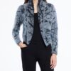 Warm vest jacquard vlinders