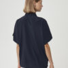BLOUSE ZIJDE CREPE BLAUW - Afbeelding 2