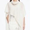 Ultra lichte poncho met rib