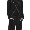 Mohair sweater gelijnd