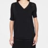 KATOENEN SWEATER KORTE MOUWEN