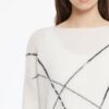 Lange mohair sweater gelijnd - Afbeelding 3