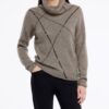 Mohair sweater gelijnd