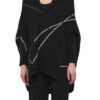 Vest mohair gelijnd