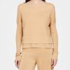 GELAAGDE LINNEN SWEATER