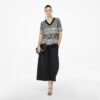 SWEATER KORTE MOUW GESTREEPT - Afbeelding 2