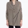 Vest mohair gelijnd