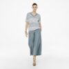 SWEATER KORTE MOUW GESTREEPT - Afbeelding 2