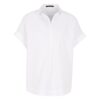 BLOUSE KORTE MOUW WIT