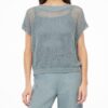 SWEATER KORTE MOUW MESH