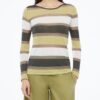 LANGE SWEATER GESTREEPT