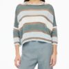 KORTE SWEATER GESTREEPT