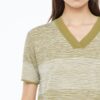 SWEATER KORTE MOUW GESTREEPT - Afbeelding 3
