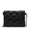 MILANO PADDED CLUTCH ZWART