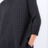 KATOENEN SWEATER INDIGO BLAUW - Afbeelding 3
