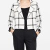 GEBROKEN WITTE CARDIGAN GERUIT