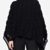 PONCHO STREPEN MET VOILE