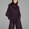 PONCHO - GEMATTEERDE JACQUARD - Afbeelding 2