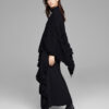 PONCHO STREPEN MET VOILE - Afbeelding 2