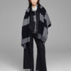 PONCHO MET PATCHWORK JACQUARD - Afbeelding 2