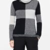Trui met patchwork - jacquard
