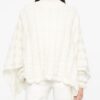 PONCHO STREPEN MET VOILE