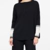 GESTREEPTE TRUI OVERSIZED