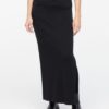 TRICOT MAXI-ROK ZWART