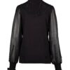 BLOUSE TRANSPARANTE POFMOUWEN - Afbeelding 2