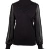 BLOUSE TRANSPARANTE POFMOUWEN - Afbeelding 3