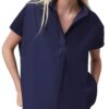 MOUWLOZE BLOUSE BLAUW