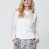 SWEATER RUCHES OFFWHITE