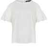 BLOUSE CREPE MET POFMOUWEN