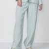 WIJDE BROEK MINTGROEN