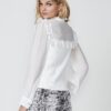 SWEATER RUCHES OFFWHITE - Afbeelding 2