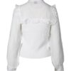 SWEATER RUCHES OFFWHITE - Afbeelding 4