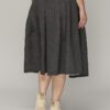 ROK MET RELIEF ZWART - Afbeelding 2