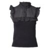 TOP RUCHES ZWART - Afbeelding 3