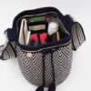 AALUNA TAS ESCAMA BLAUW/BEIGE - Afbeelding 4