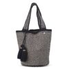 AALUNA SHOPPER ESCAMA BLAUW/BEIGE